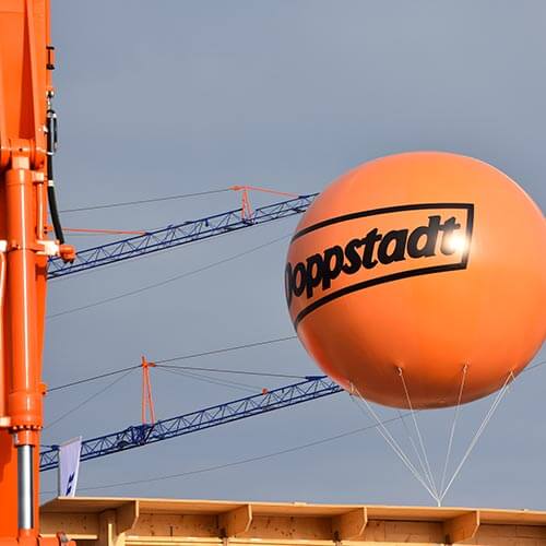 BAUMA-Doppstadt-Fesselballon