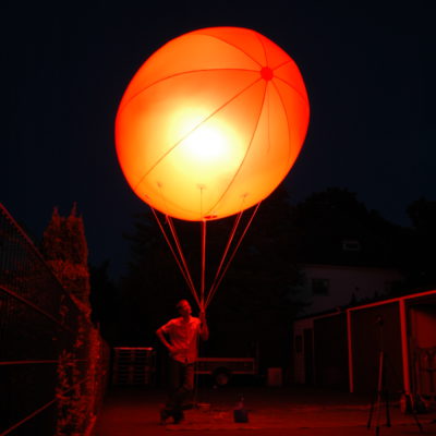 Leuchtballon-Nylon-Elipse-Halogen